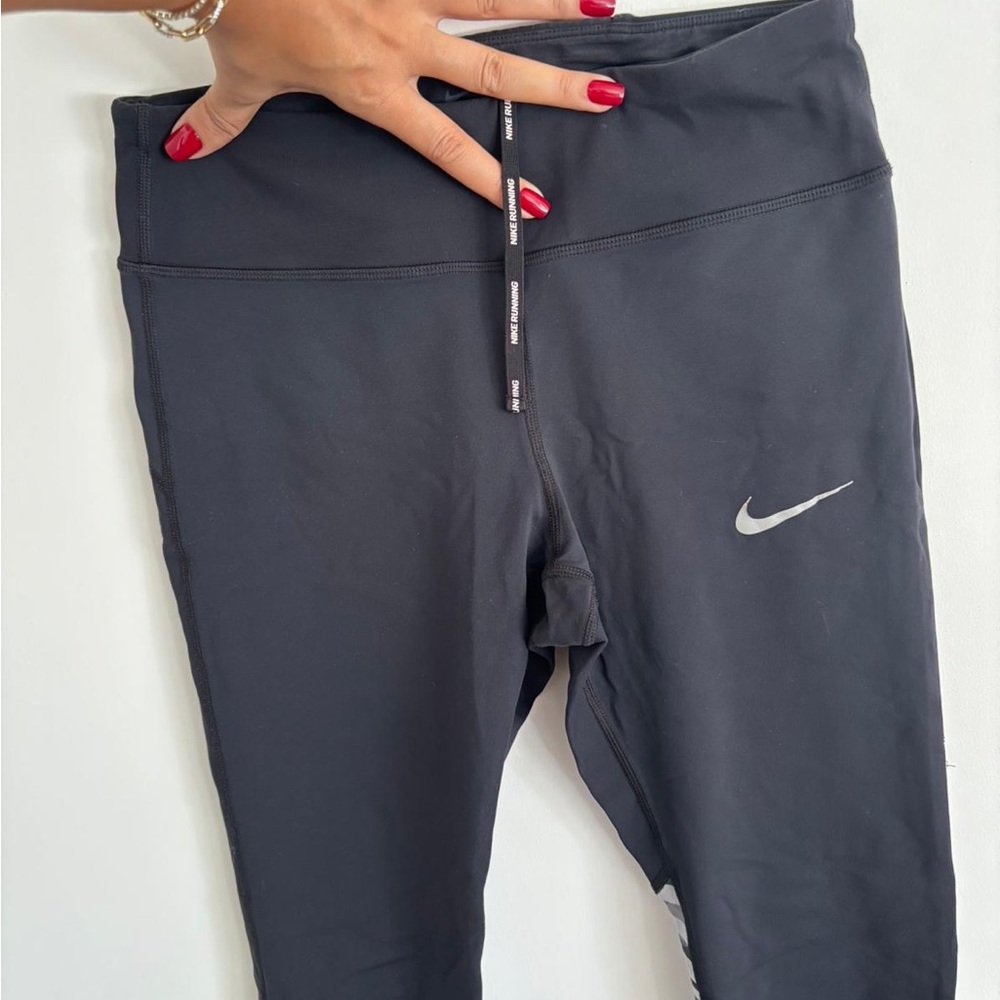 Nike Charcoal Gray Active Leggings - Picture 1 of 3